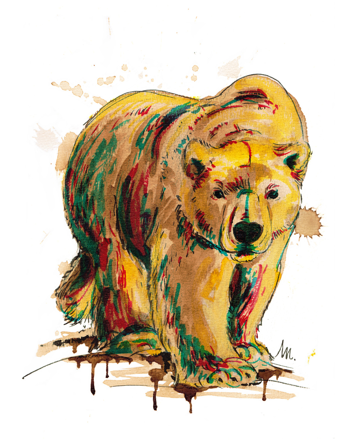 Petit bestiaire d’espèces menacées : Ours polaire